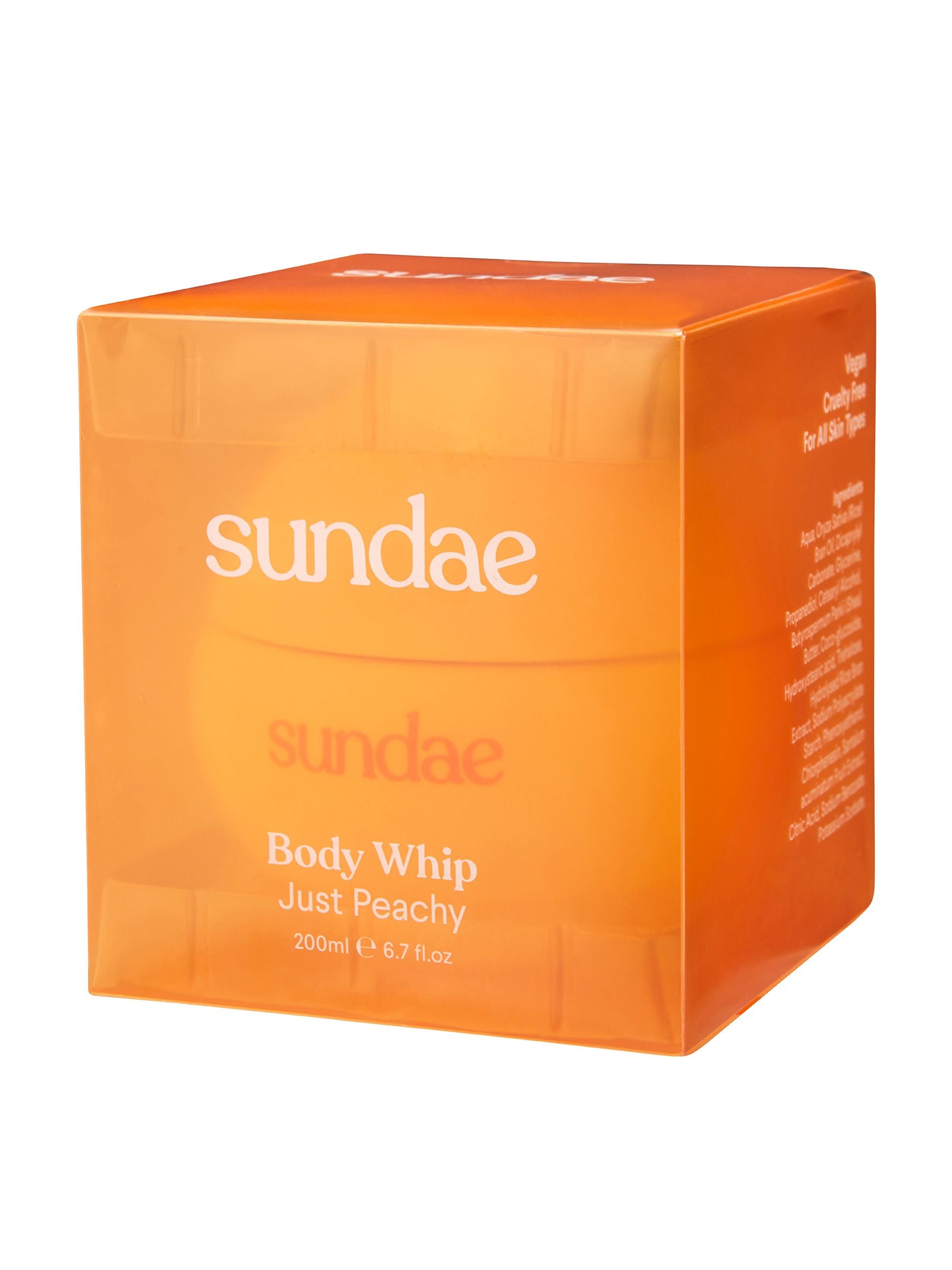Sundae Whipped Body Moisturiser Just Peachy 220ml (British brand)