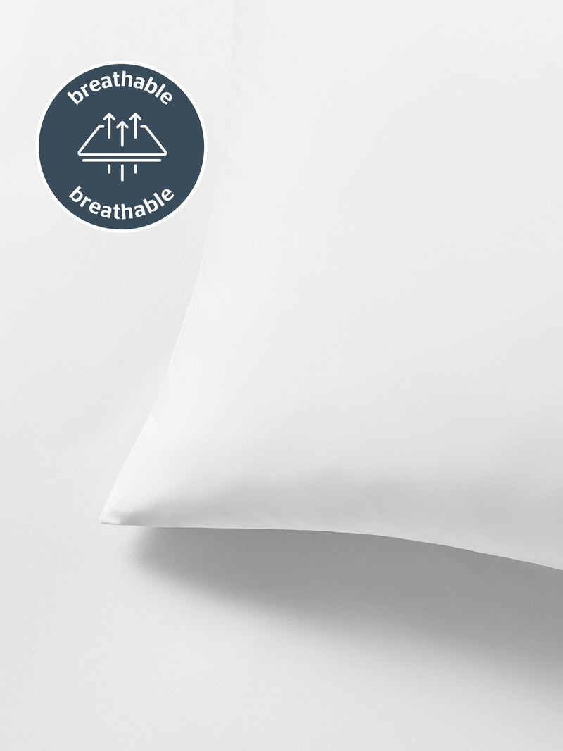 Silentnight white pure cotton duvet set (British brand)