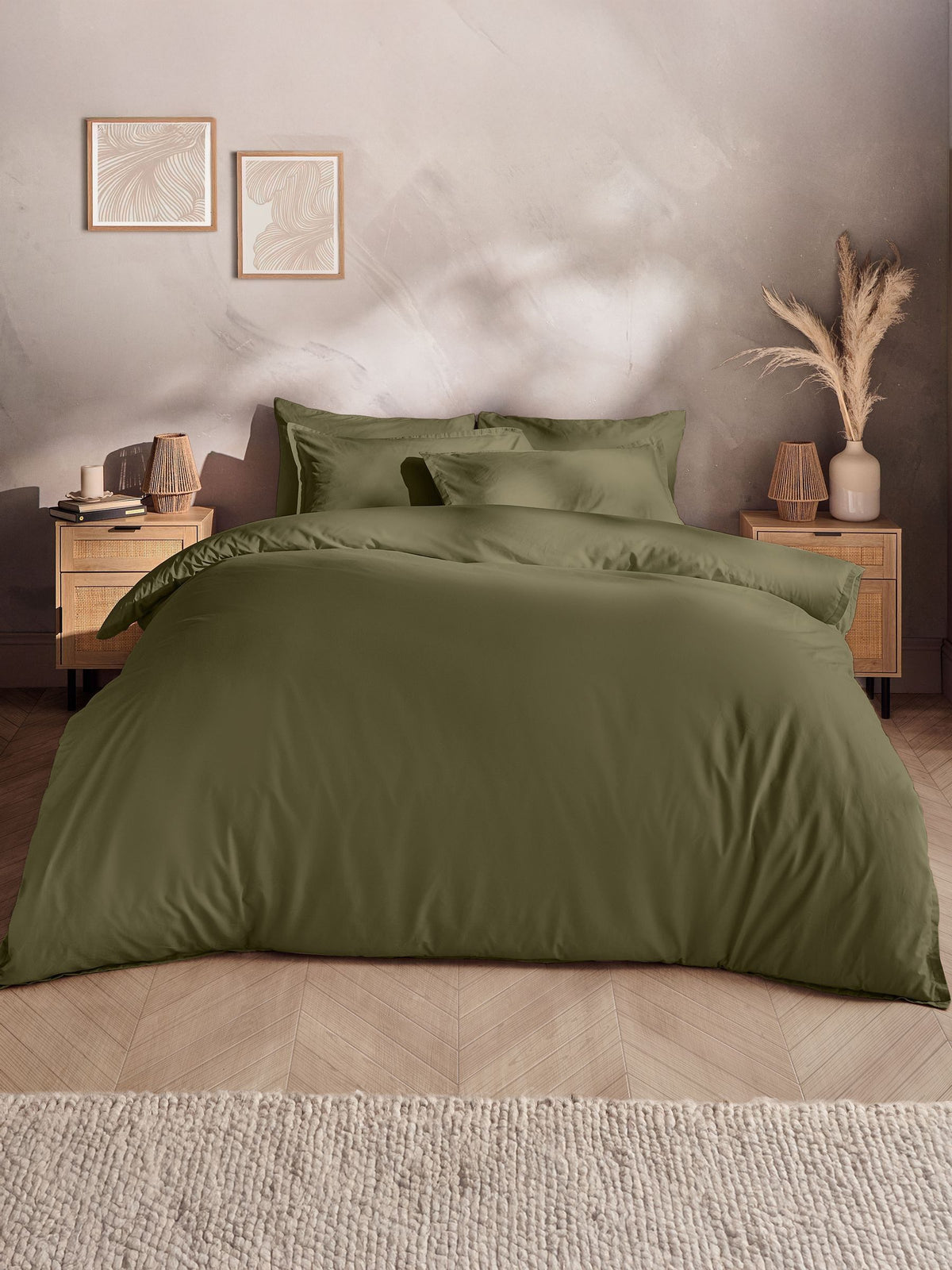 Silentnight Sage duvet set (British brand)