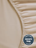 Silentnight Natural Pure Cotton 40cm Extra Deep Fitted Sheet