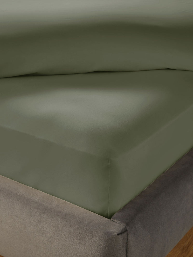 Silentnight Sage Fitted Sheet 40cm extra deep (British brand)