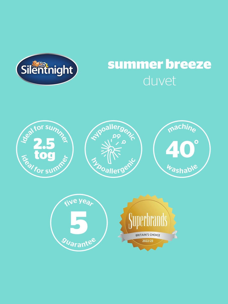 Silentnight Summer Breeze 2.5 Tog duvet (British brand)
