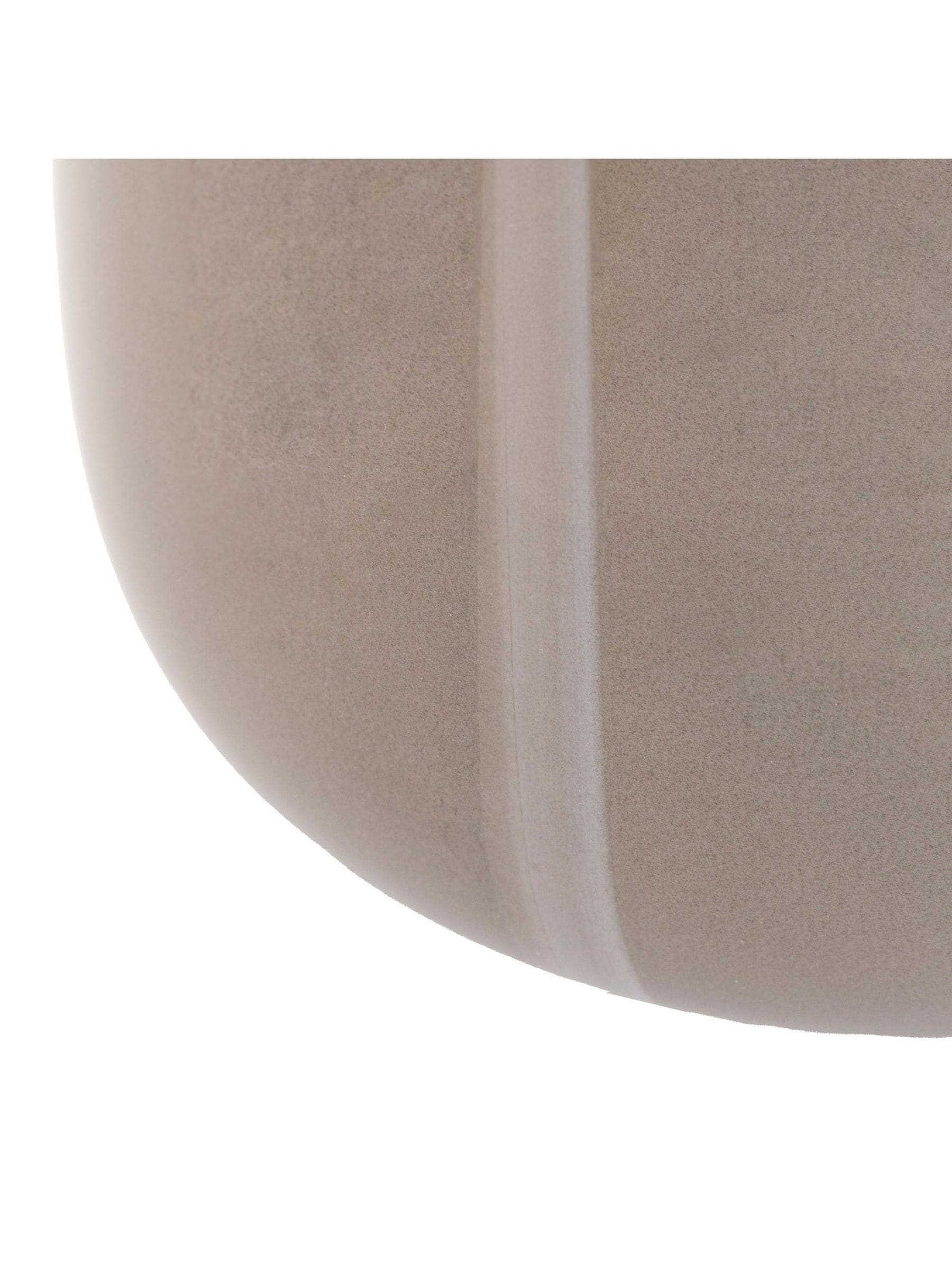 Gallery Home taupe glass striped vase 20cm, UK version
