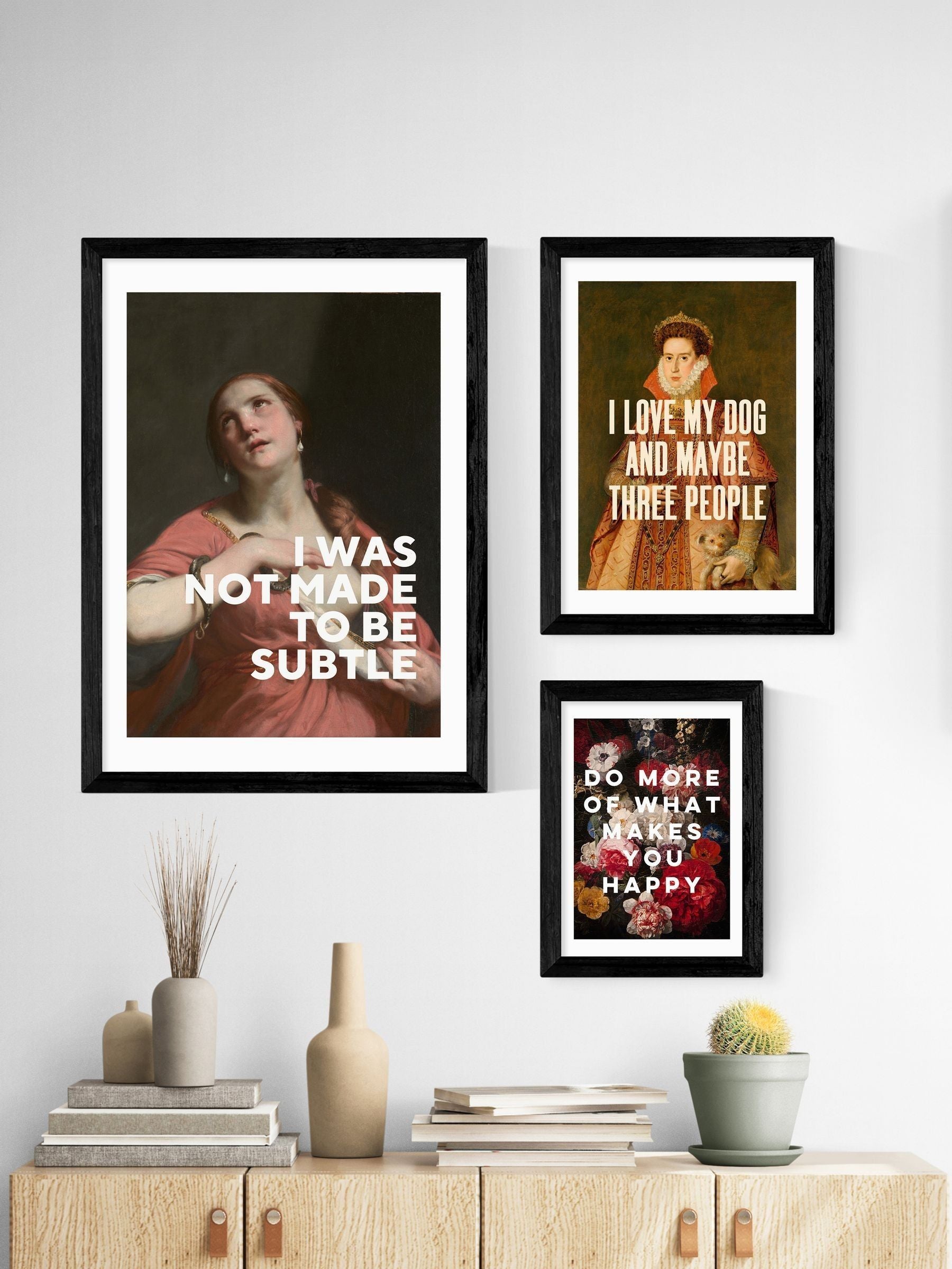 East End Prints art print with inspirational text - British product