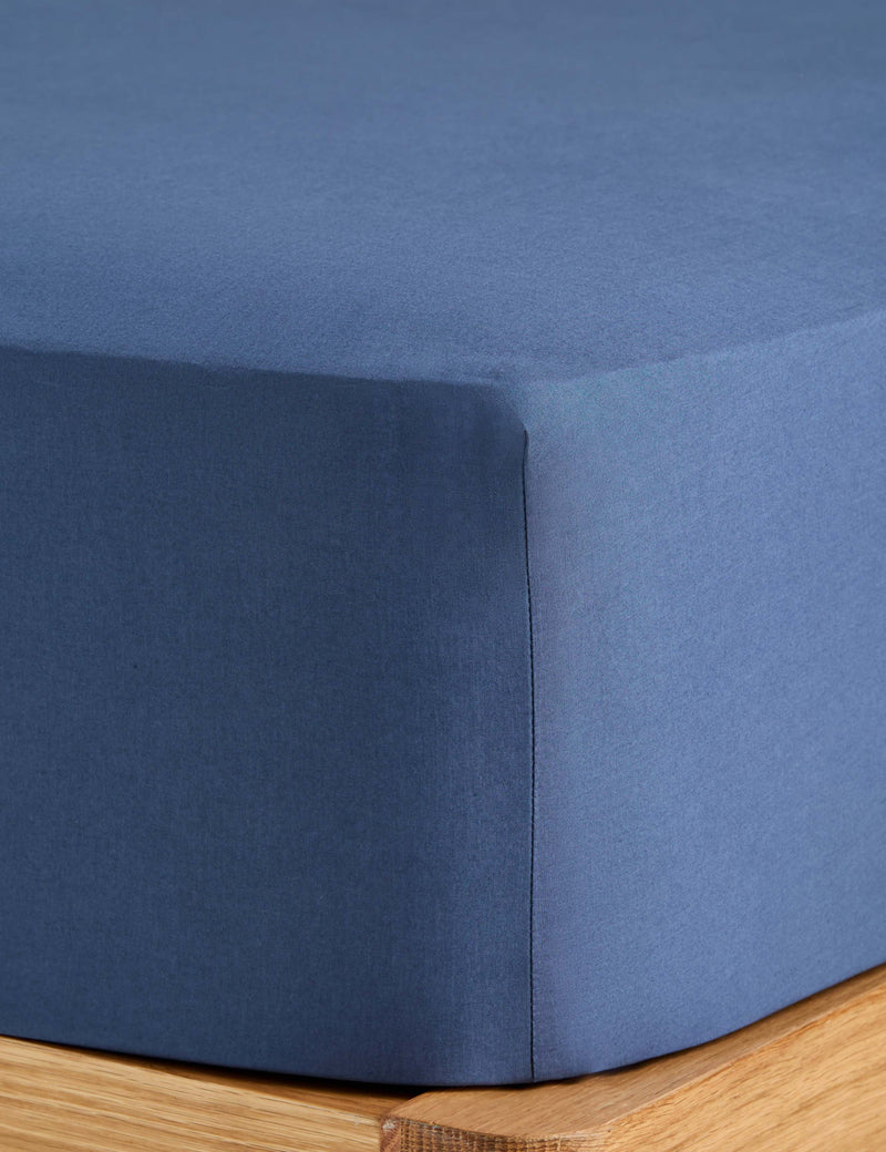 M&S X Fired Earth washed cotton deep fitted sheet 30cm (British brand)