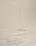 Wire fruit basket with banana hanger (British brand)