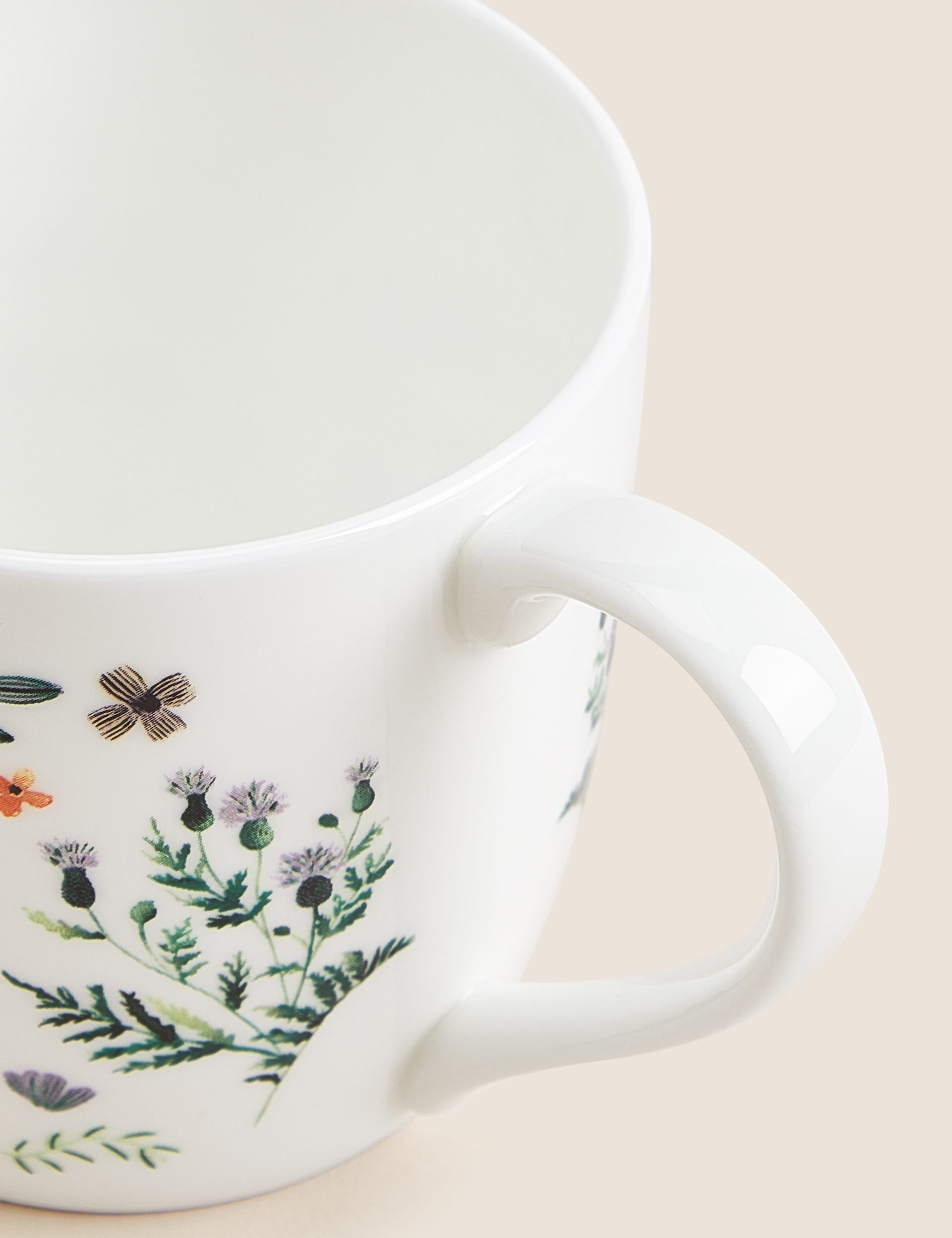 Woodland owl ceramic mug 380ml (British brand)