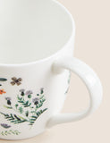 Woodland owl ceramic mug 380ml (British brand)