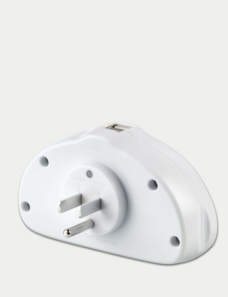 World-USA Travel Adaptor with USB