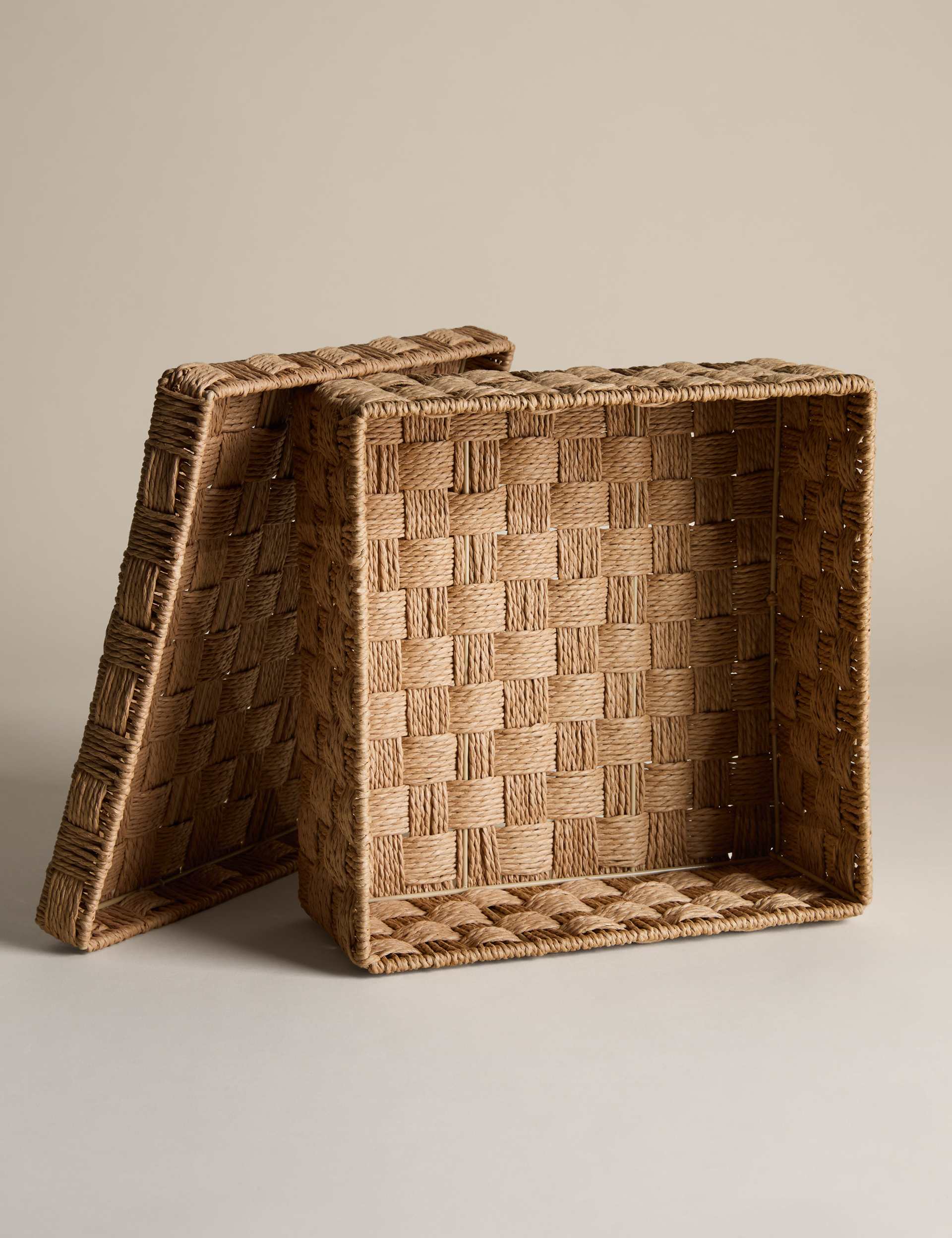 Woven String Medium Square Storage Box