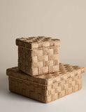 Woven String Medium Square Storage Box