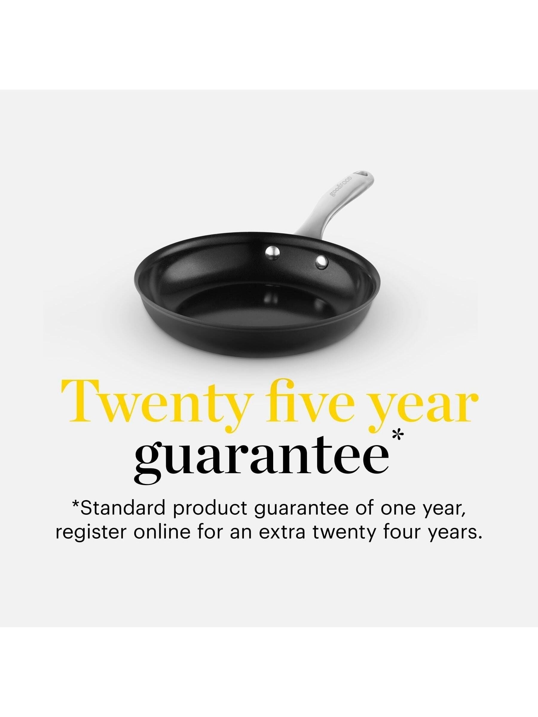 GOOD FOOD Grey Hard Anodized Non-Stick Frying Pan 24cm, UK version