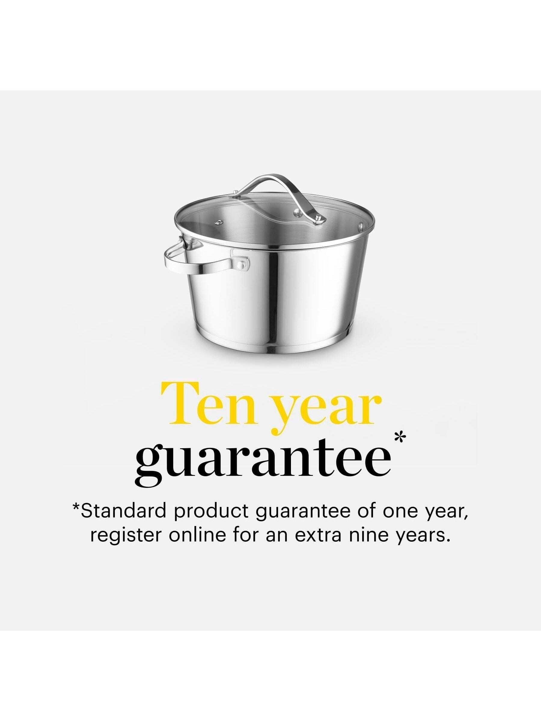 GOOD FOOD Casserole Pan with Tempered Glass Lid 24cm, UK version