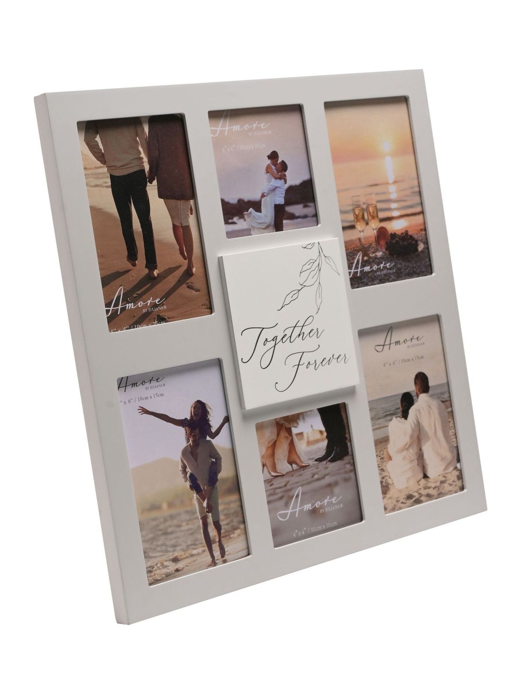 Widdop Grey Amore Multi Aperture Photo Frame Forever