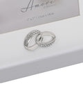 Widdop grey amore photo frame with rings icon 5x7 (British brand)
