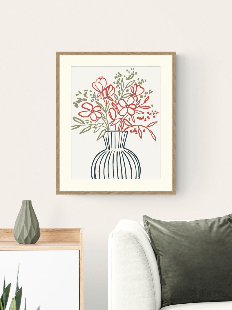 Artko Birch Botanical Simplicity framed art 62cm x 52cm - British product