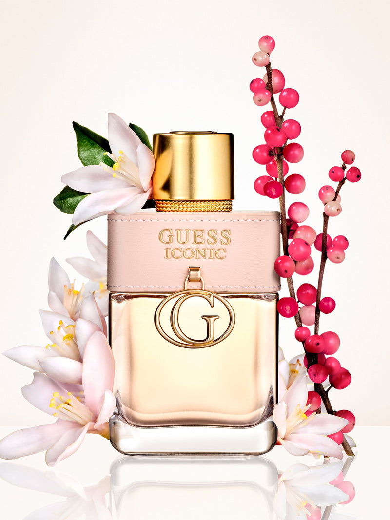 Guess Iconic Eau de Parfum 100ml, Travel Spray 15ml, Body Lotion 100ml & Iconic Pouch Gift Set