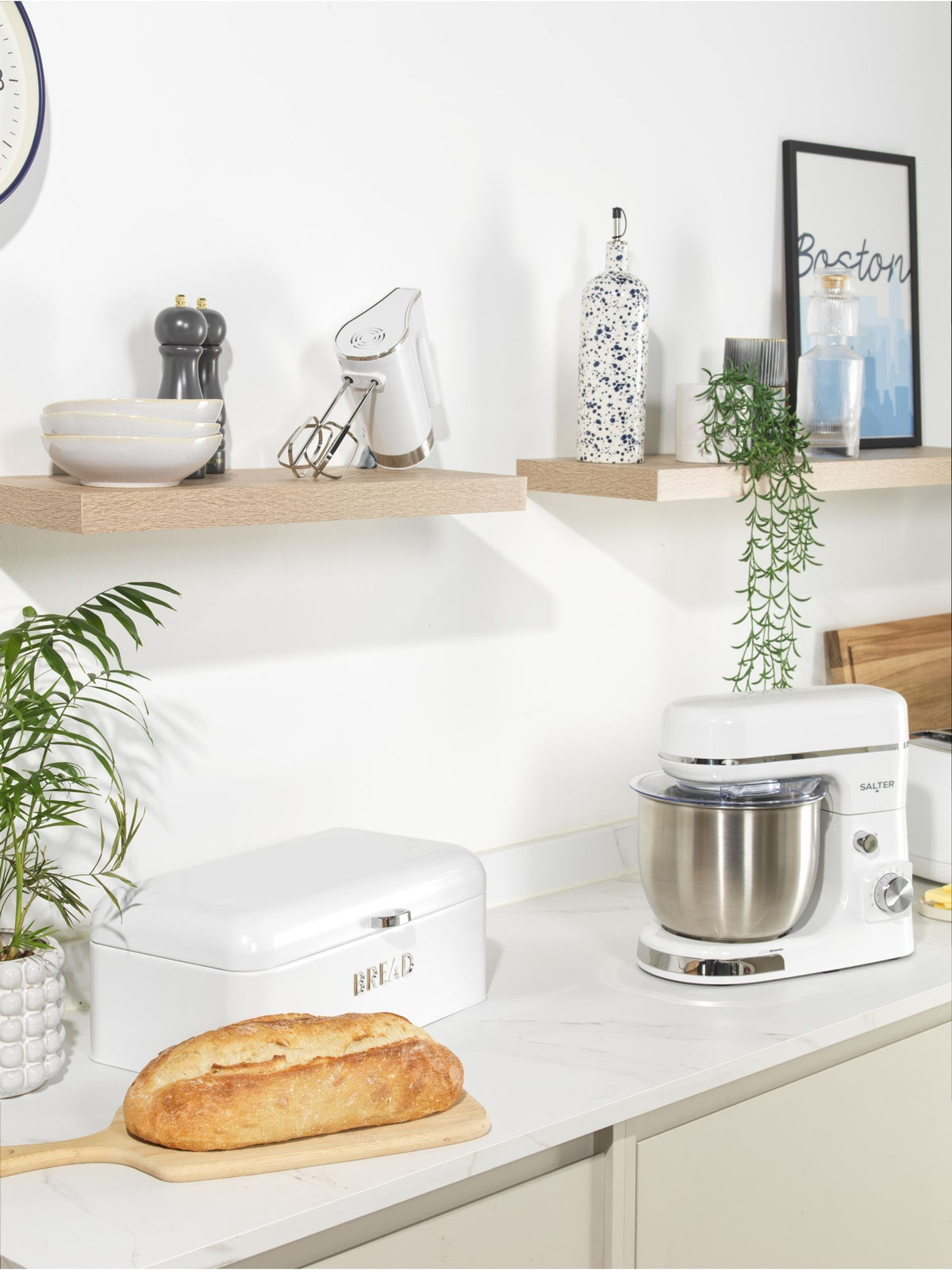 Salter White Boston Stand Mixer