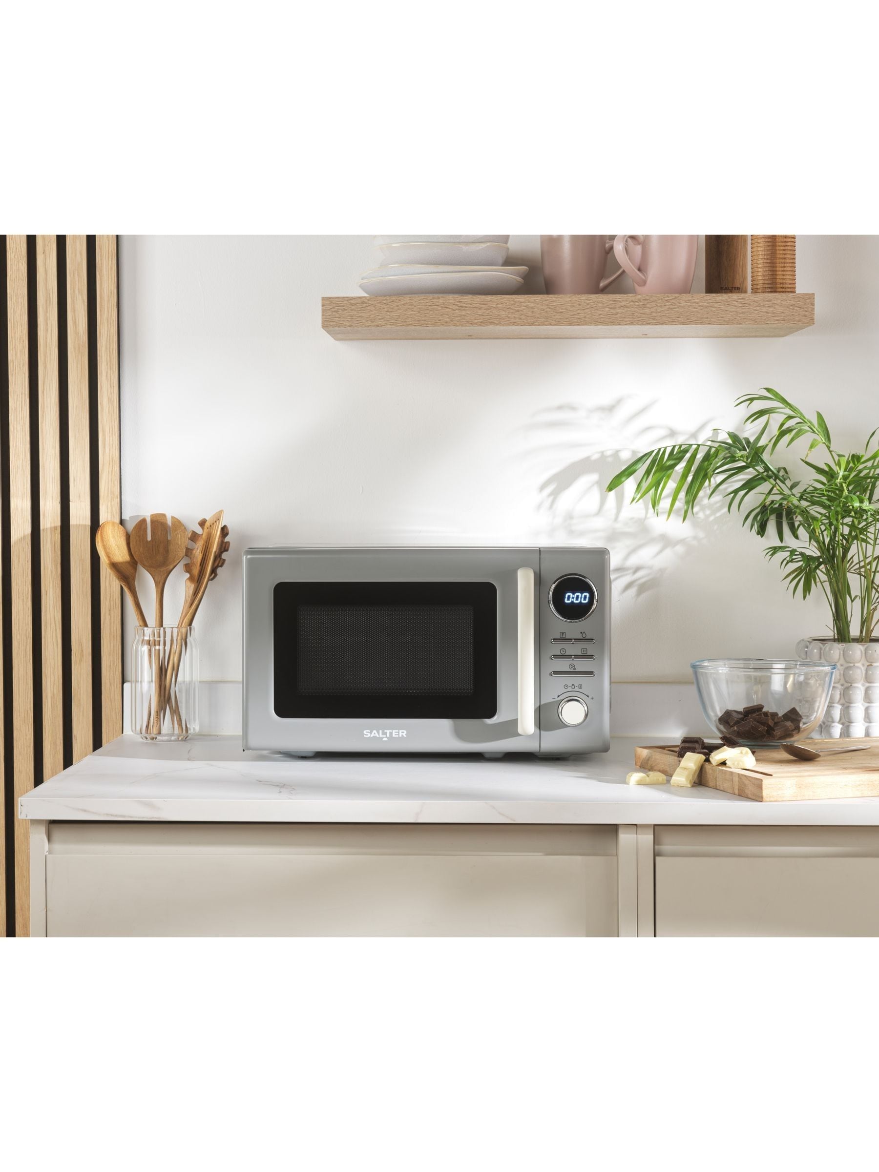 Salter Retro Grey 20L Digital Microwave (British brand)