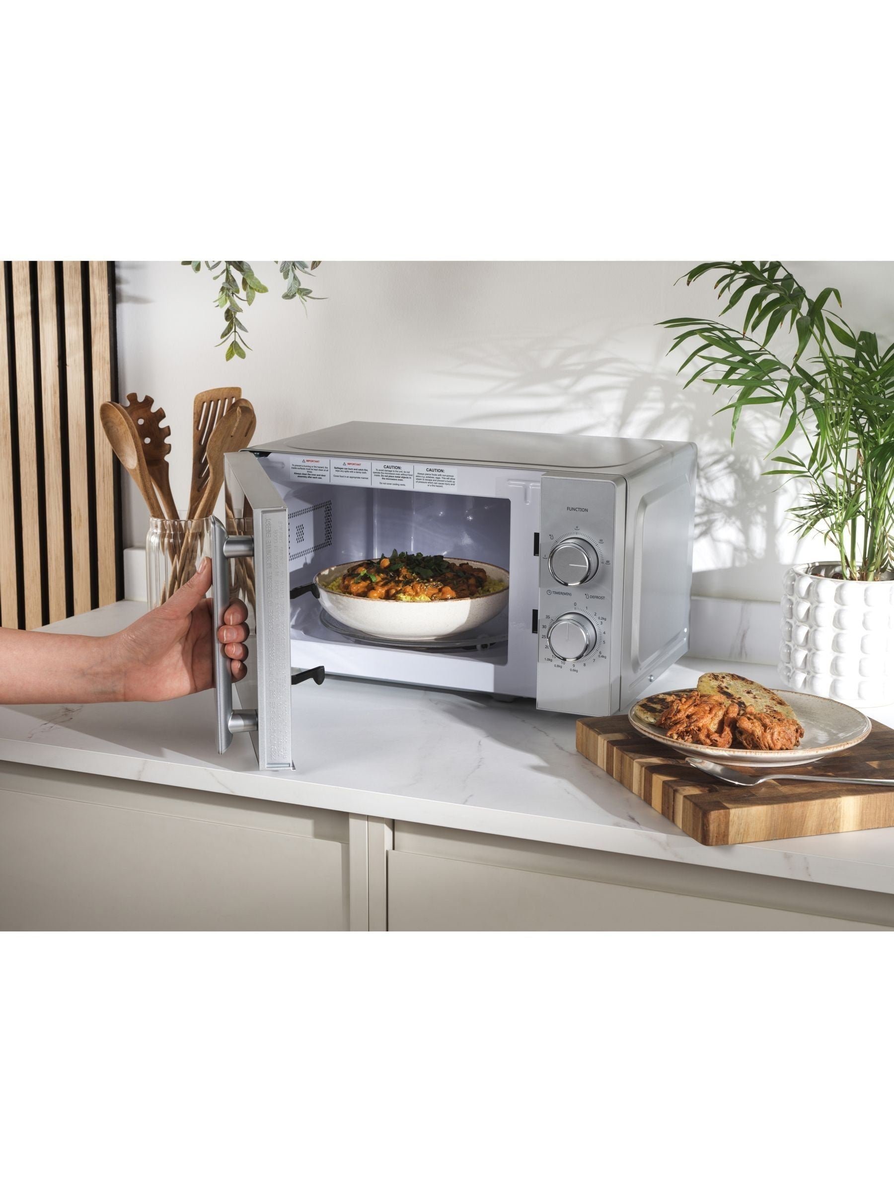 Salter Silver Aspen 20L Manual Microwave