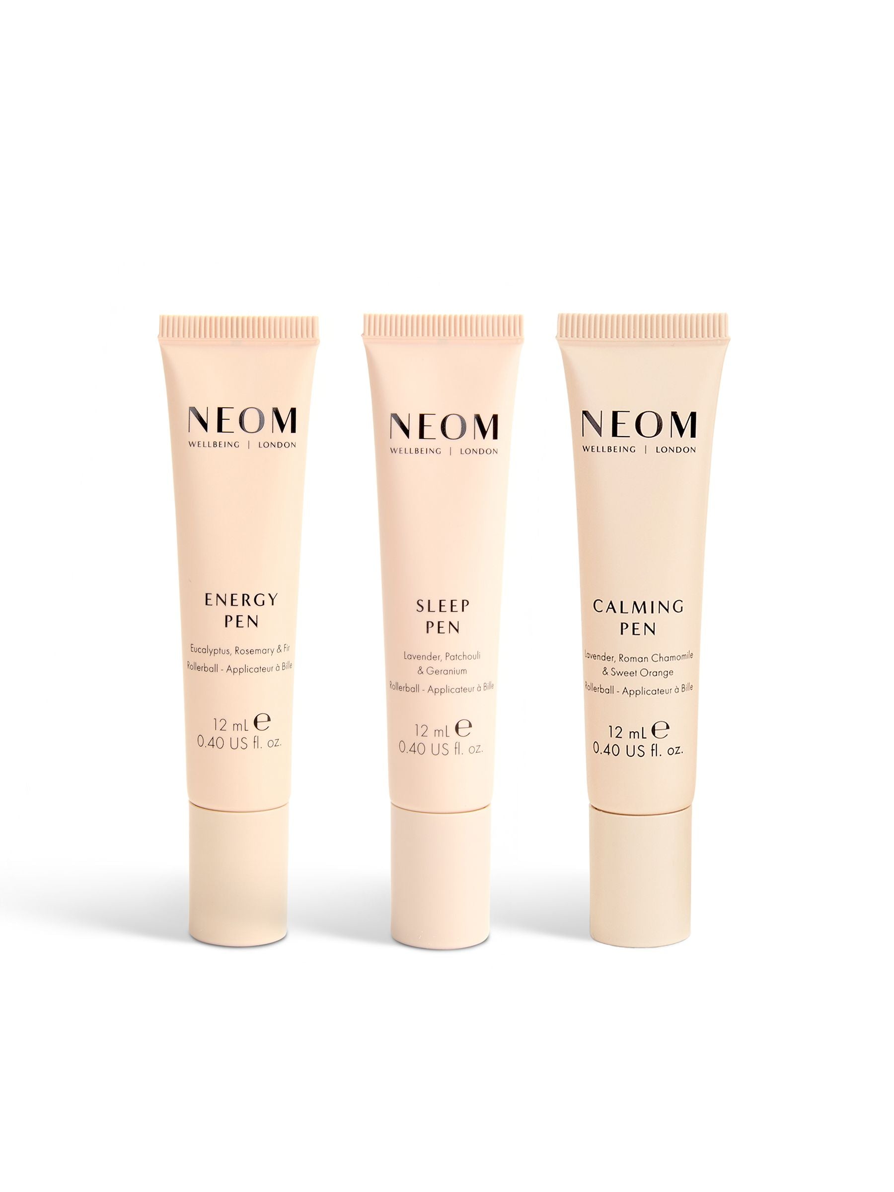 Neom wellbeing pens discovery set 12ml each imported from the UK