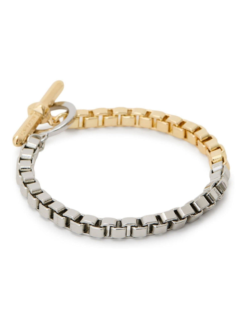 AllSaints Gold Tone Box Chain Link Bracelet - British product