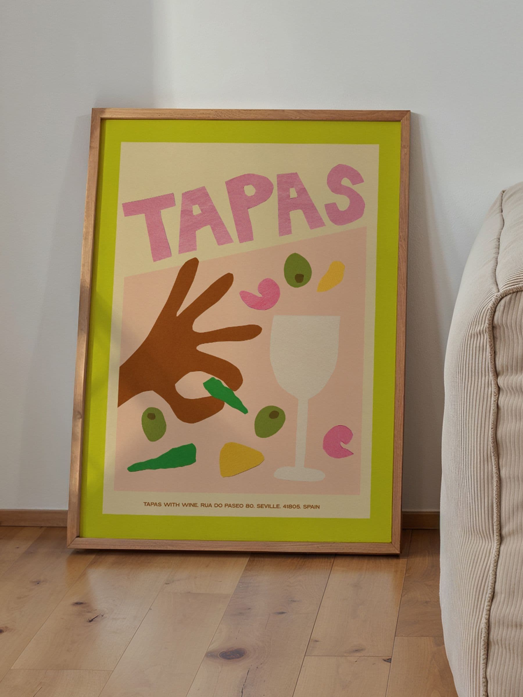 We Are Proper Good Multi Tapas Art Print (British brand)