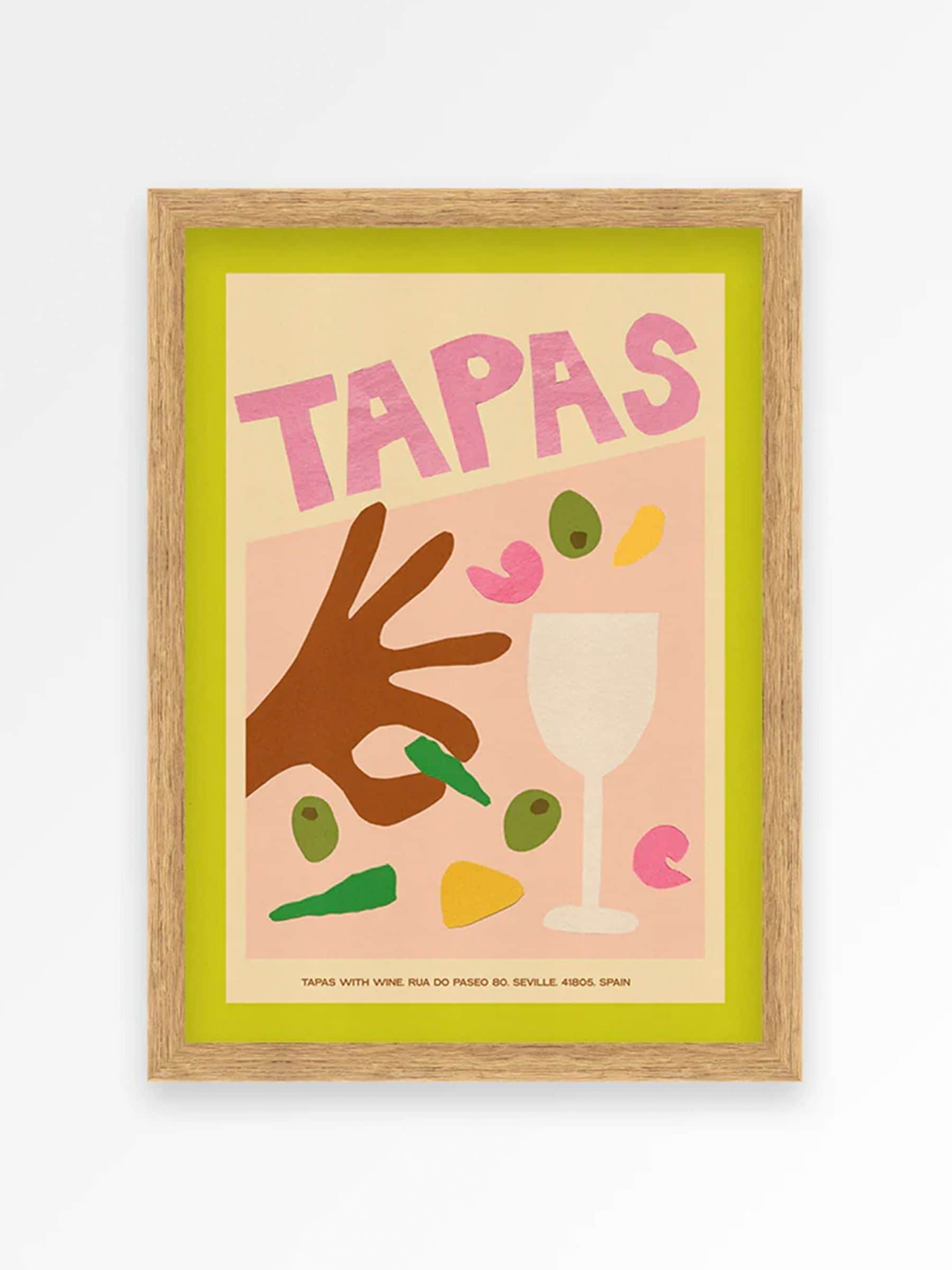 We Are Proper Good Multi Tapas Art Print (British brand)