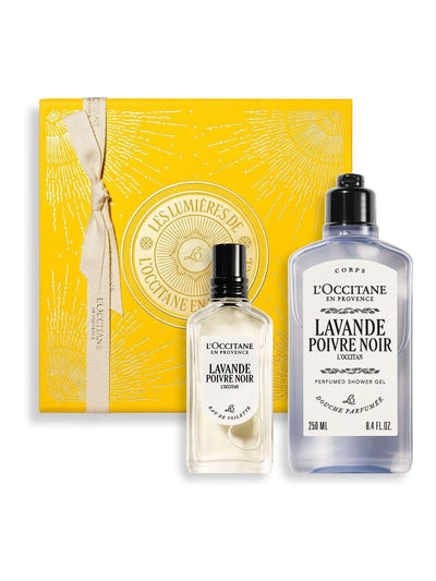 L'Occitane Lavande Poivre Noir Eau de Toilette and Shower Gel Set 75ml & 250ml