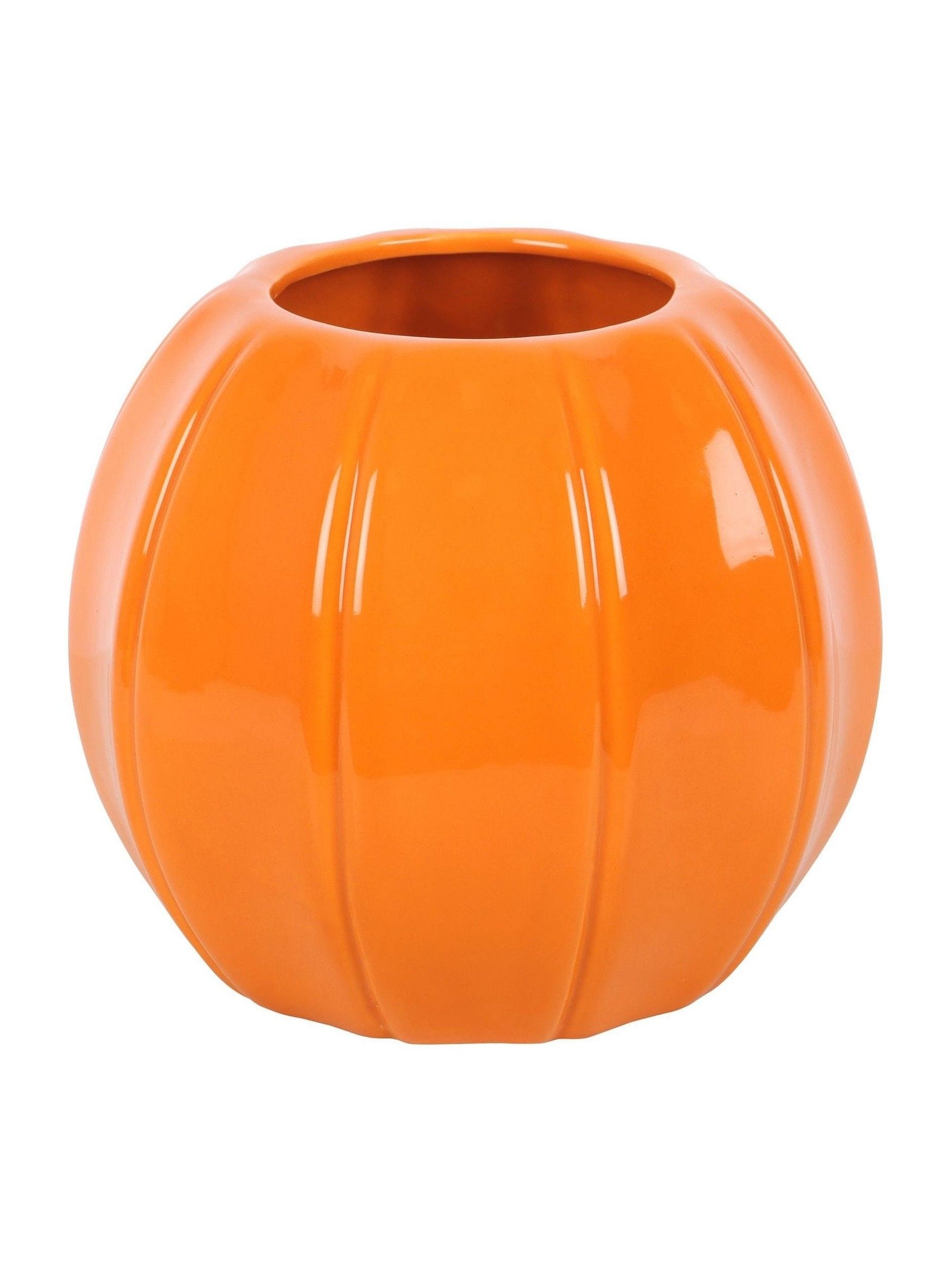 Something Different orange pumpkin vase 16cm (British brand)