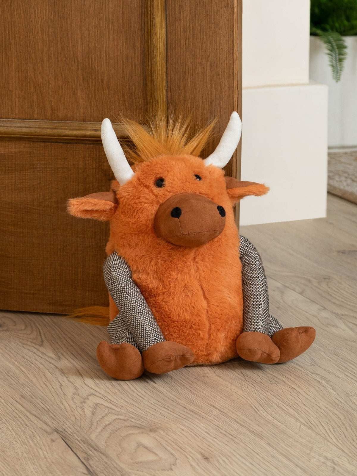 Ginger Angus Highland Cow door stop 25cm - British product