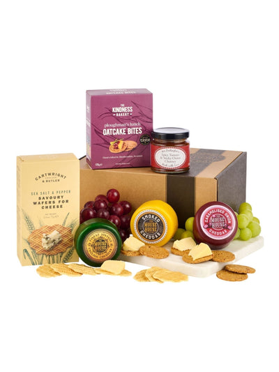 Spicers of Hythe Three Cheese Hamper Cheese Board Set