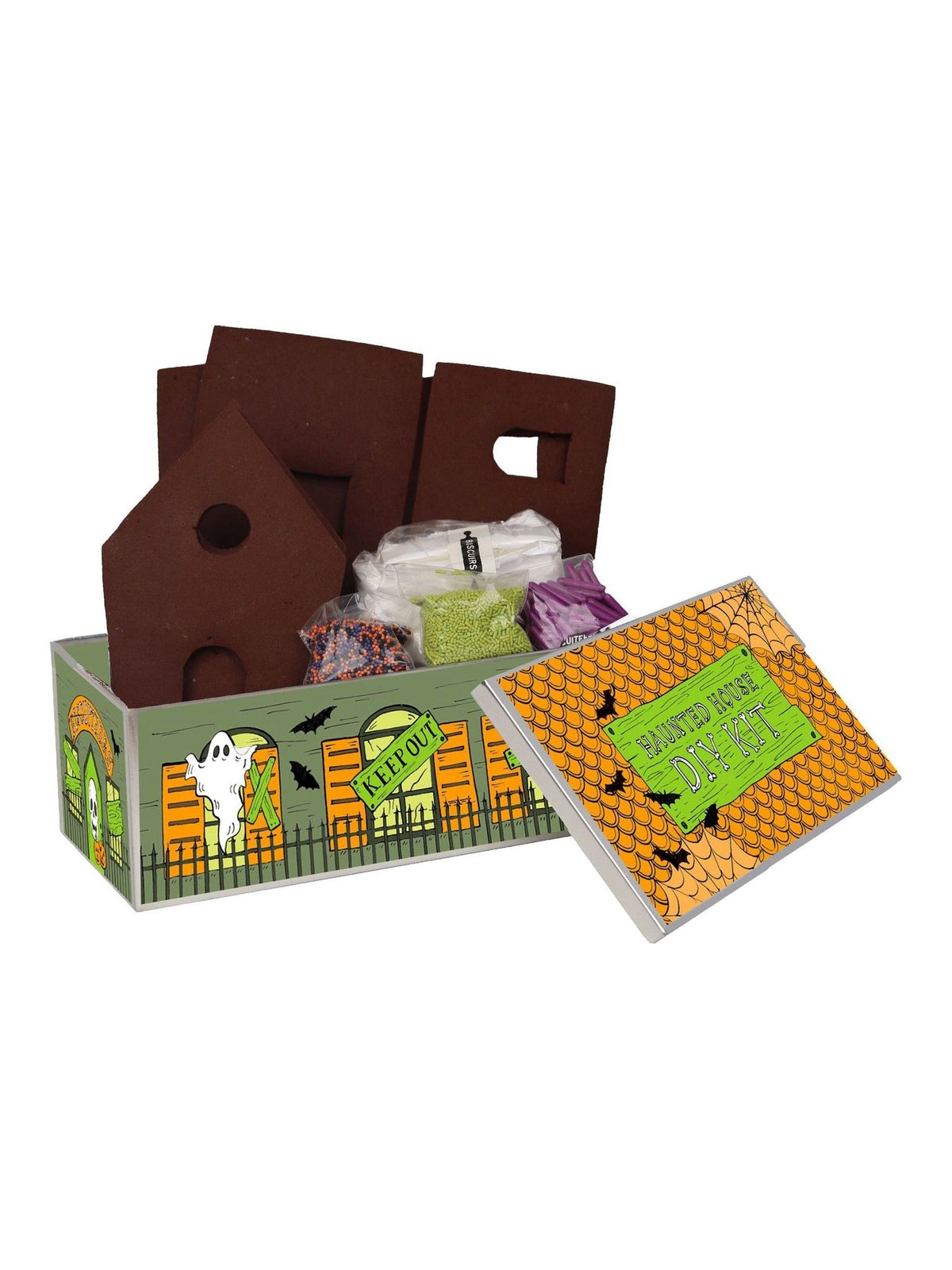 Biscuiteers DIY Haunted House Biscuit Tin