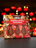 Gnaw Popcorn Peanut Mini Nutcracker Chocolate Gift Set, UK version