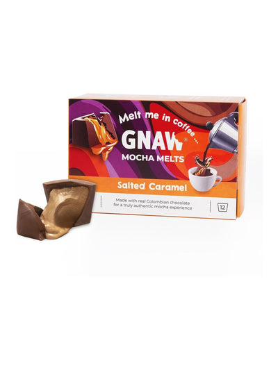Gnaw Salted Caramel Mocha Melts for Coffee