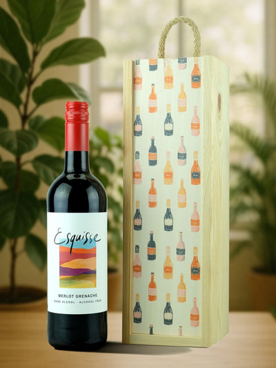 LeBonVin Alcohol Free Merlot Grenache Red Wine Gift Box 750ml