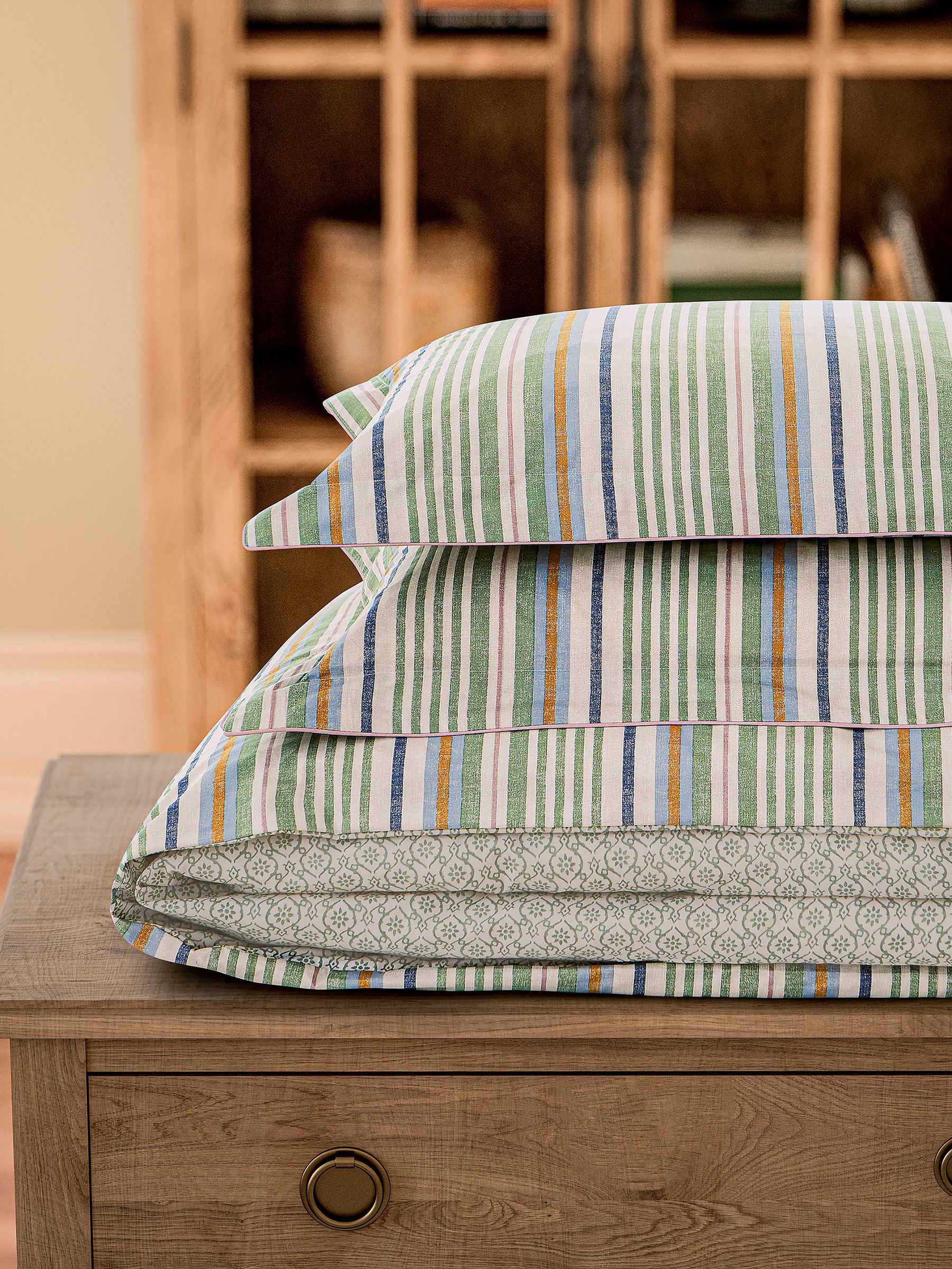 Joules Green Country Tiles Bed Set