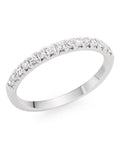 Beaverbrooks white 9ct gold diamond ring - British product