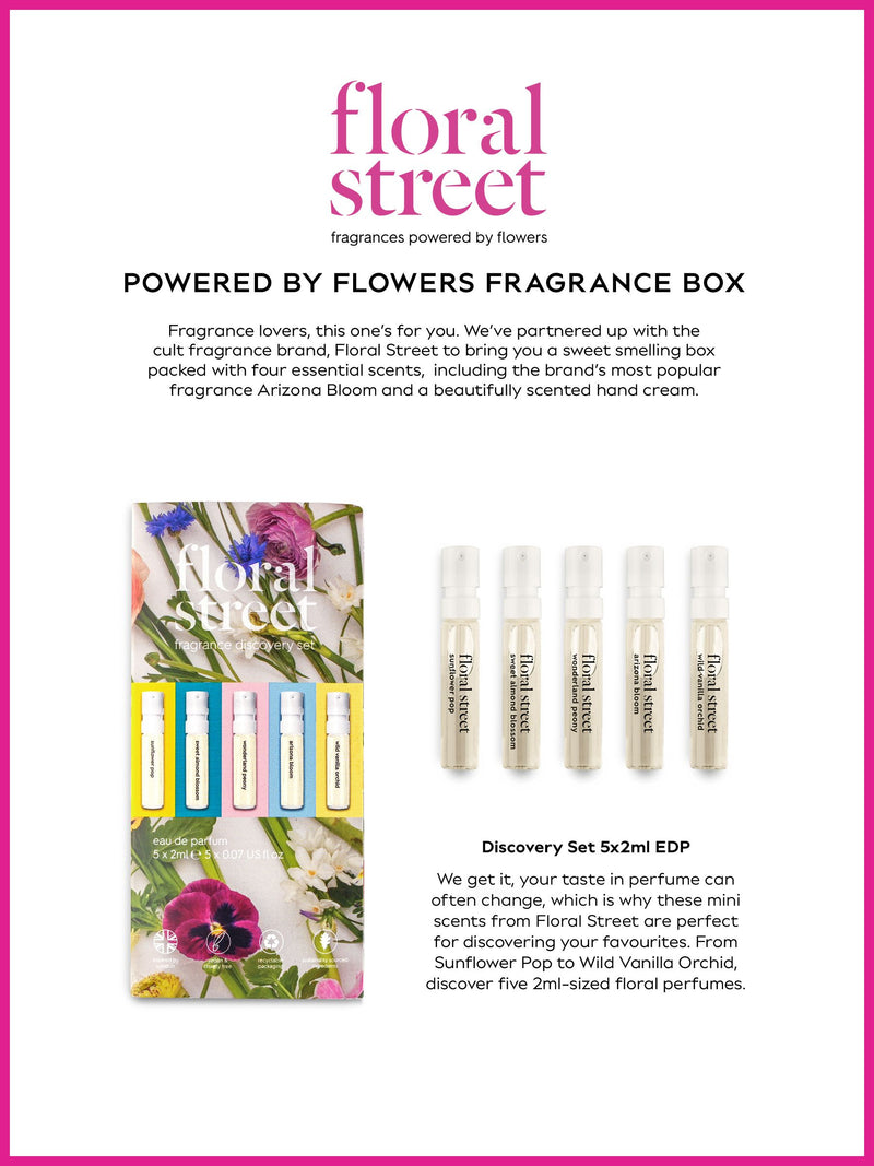 Floral Street Powered by Flowers fragrance box - British product