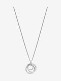 Simply Silver cubic zirconia interlink knot pendant (British brand)