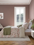 Bedeck of Belfast sage green tuberose duvet set - British product