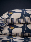 Helena Springfield Navy Althea 100% Cotton Duvet Set