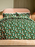 Scion Green Fan Floral Print Duvet Set (British brand)