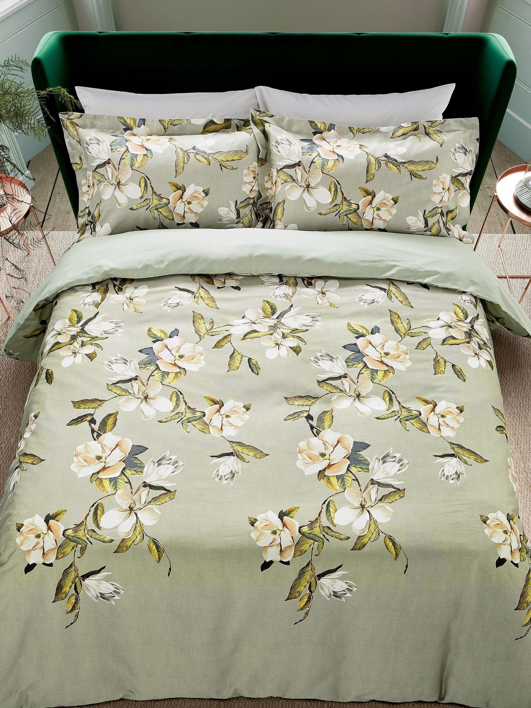 Ted Baker sage opal floral duvet cover set (British brand)