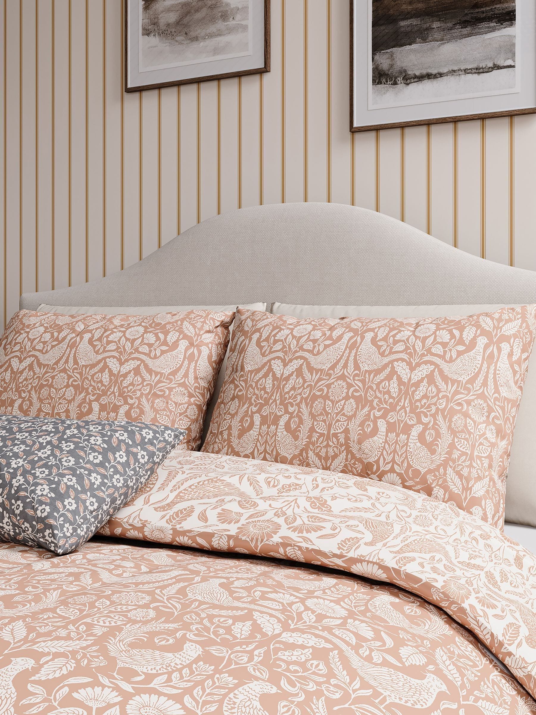 Helena Springfield Copper Pheasants duvet set, UK version