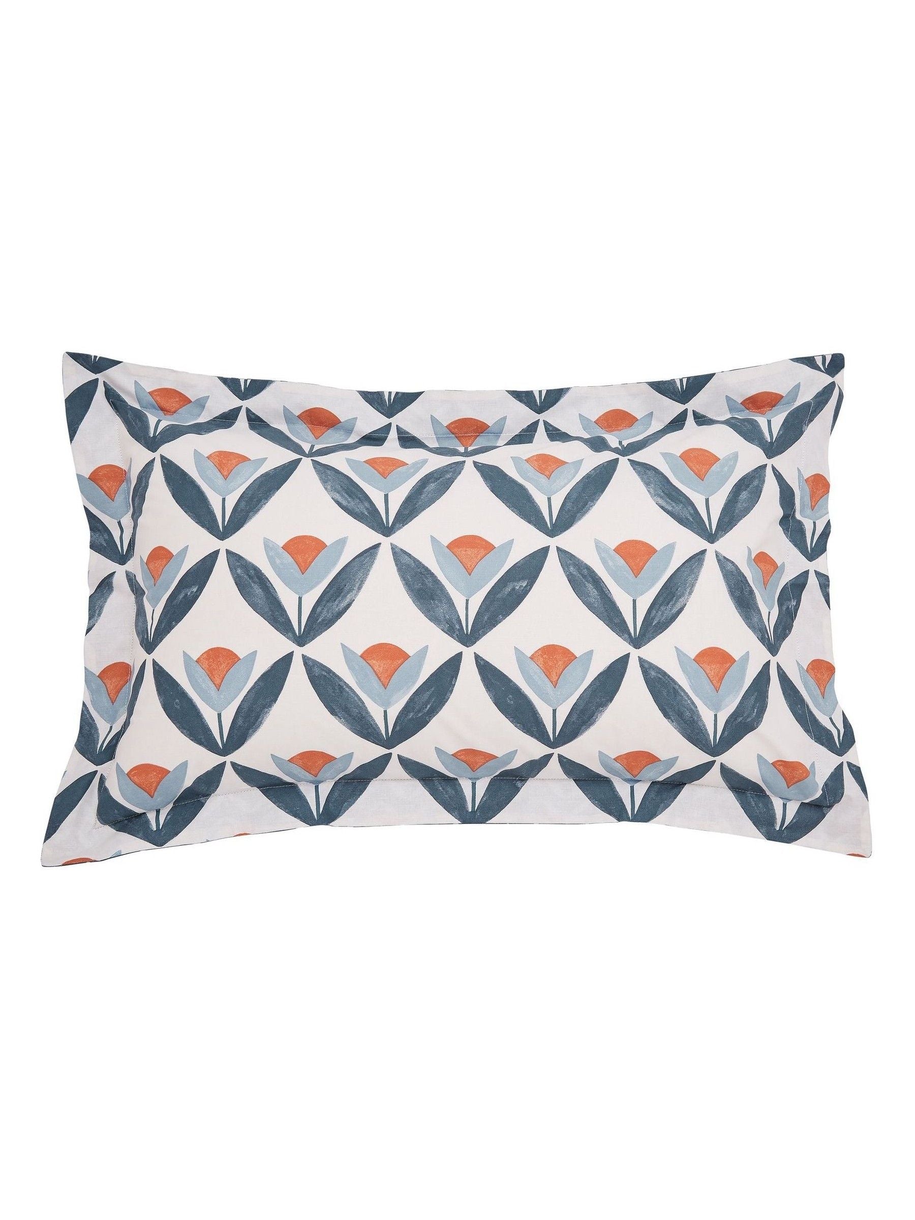 Scion Navy Tulip Trellis duvet set (British brand)