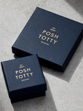 Posh Totty Designs personalised leather bracelet 21cm, imported from the UK