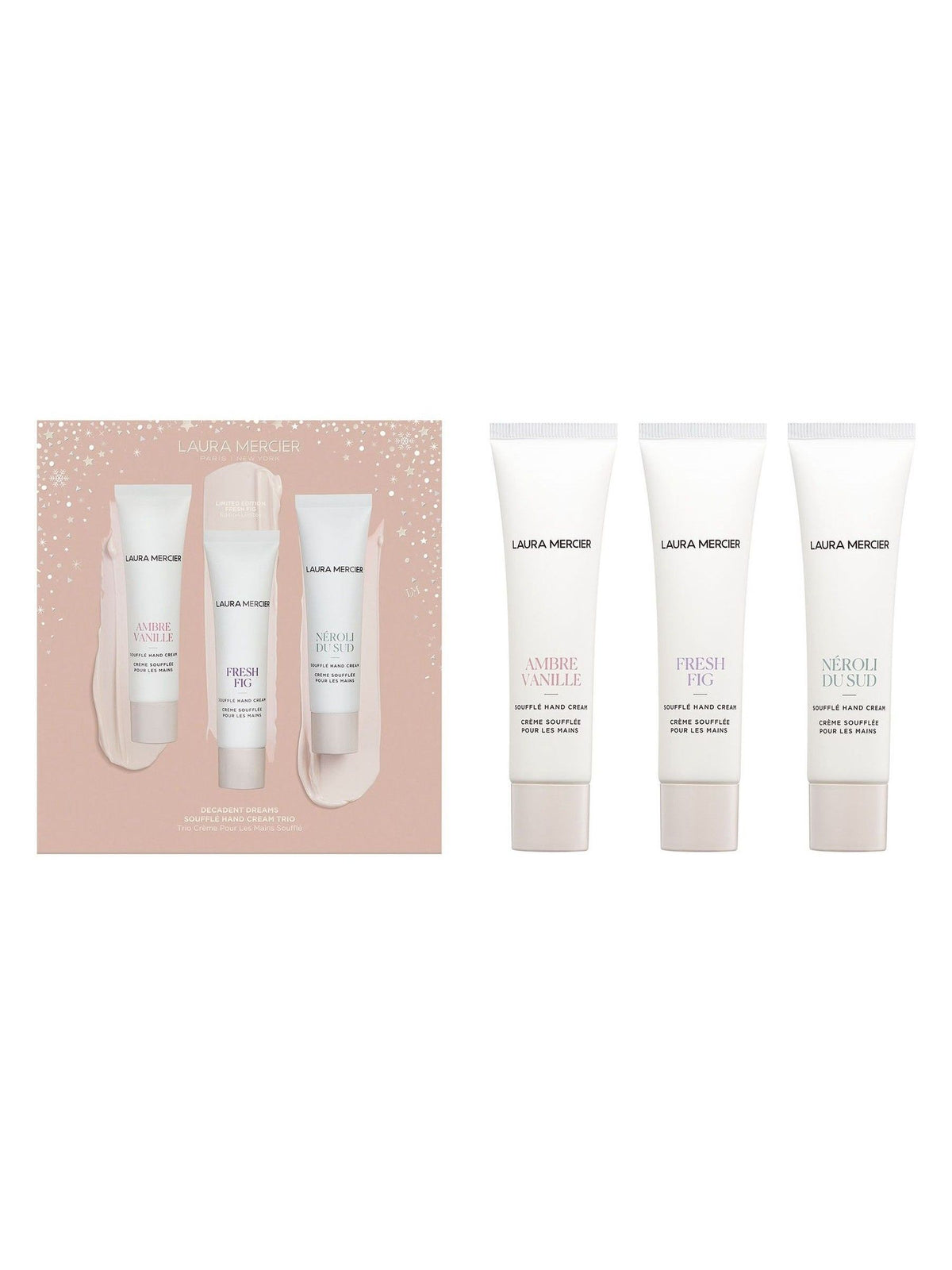Laura Mercier Decadent Dreams Souffle Hand Cream Trio