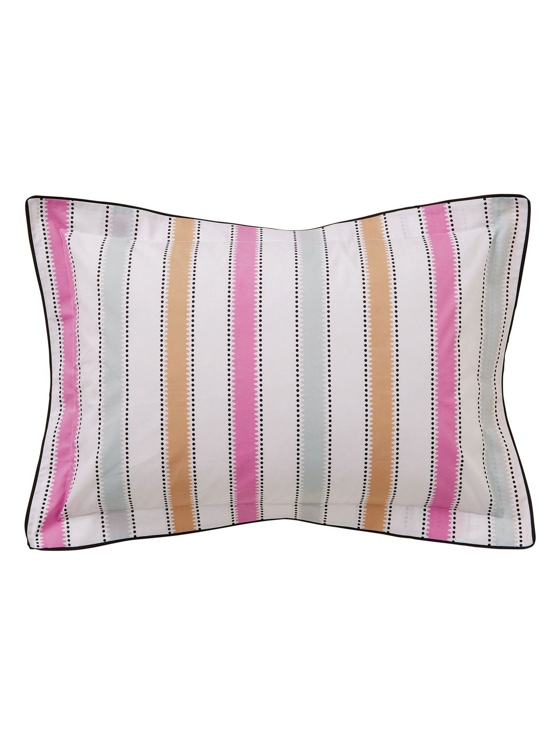 Yvonne Ellen Multi Wobble Stripe 100% Cotton Cover Set