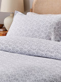Cloud Grey Mae 100% Cotton Duvet Set, imported from the UK